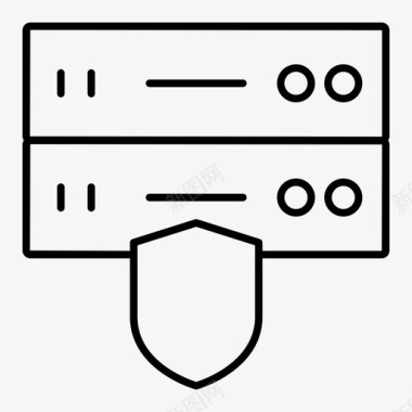 领航2019安全数据库保护图标图标