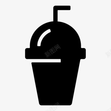 冷饮饮料咖啡冷饮图标图标
