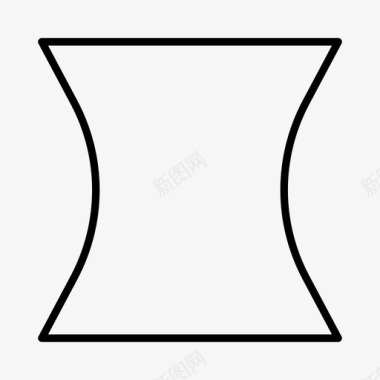 不规则图形不规则形状凹面形状几何图形图标图标