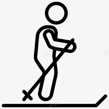 男子滑雪花样滑雪奥运会比赛图标图标