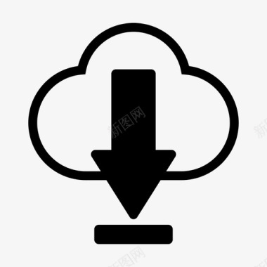 云传输云数据图标图标