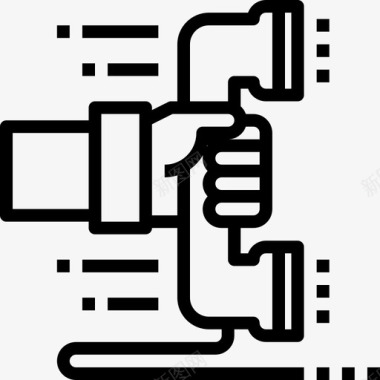 电话维修电话业务概念9直拨图标图标