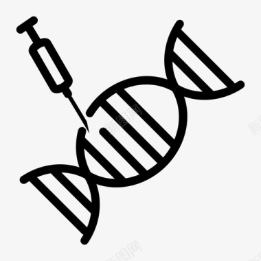 DNA细胞转基因过敏原生物学图标图标