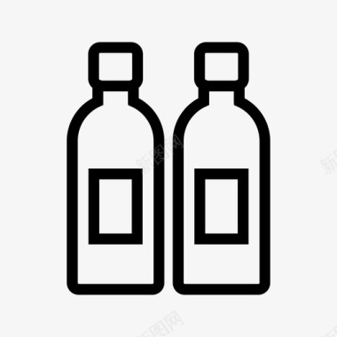 两瓶升百事可乐图标图标