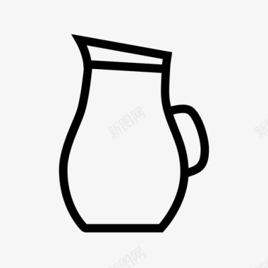透明水杯水罐水壶水杯图标图标