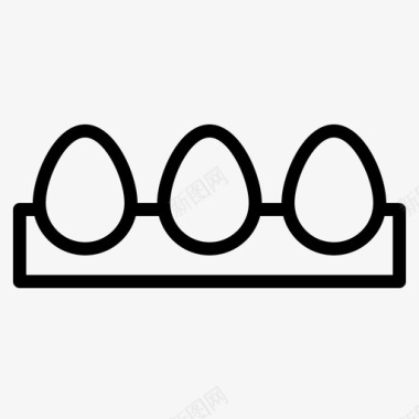 烹饪鸡蛋厨师烹饪图标图标