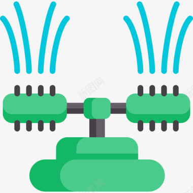 洒水器洒水器温室1平图标图标