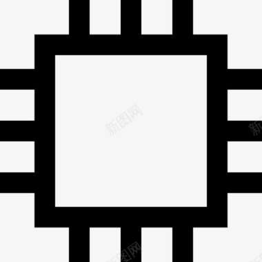 头脑主题cpu计算机核心图标图标