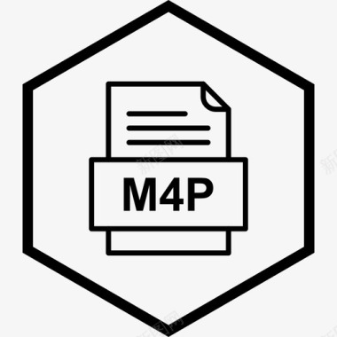 m4p文件文件文件类型格式图标图标
