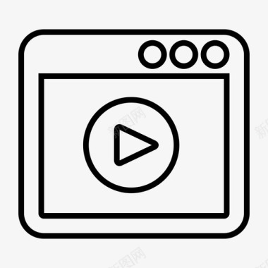 快餐制作视频电影电影制作人图标图标