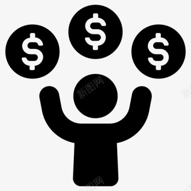 美元小图标钱资产美元图标图标