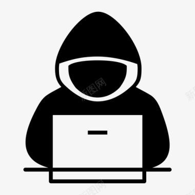 黑客黑客电脑犯罪图标图标