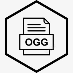 OGG文件格式ogg文件文件文件类型格式图标高清图片