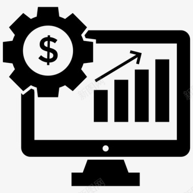 监控在线财务分析业务监控搜索引擎优化图标图标