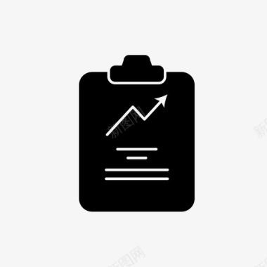 矢量报表报表分析数据图标图标