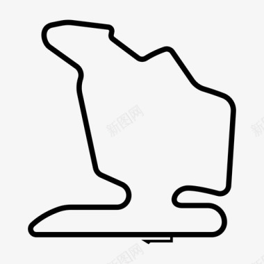 hungaroring赛道f1赛车场匈牙利大奖赛图标图标