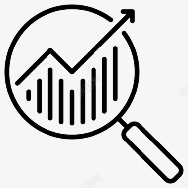 劳动力调查市场调查分析图表图标图标