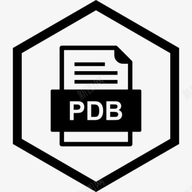 PDF文件格式pdb文件文件文件类型格式图标图标