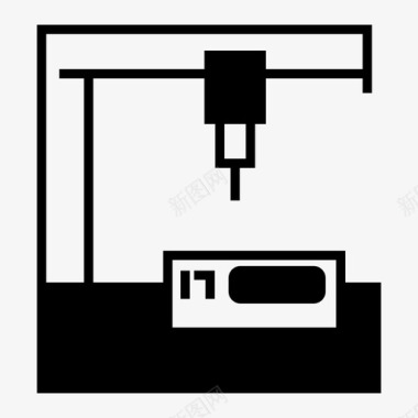 机器人电路板机械制造生产图标图标