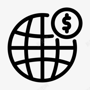 界面管理货币商业金融图标图标