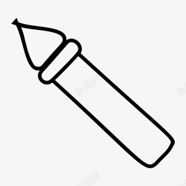 蜡笔颜色彩色铅笔编辑工具图标图标