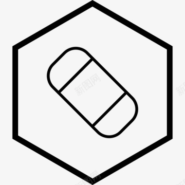 橡皮擦素材橡皮擦教育橡胶图标图标