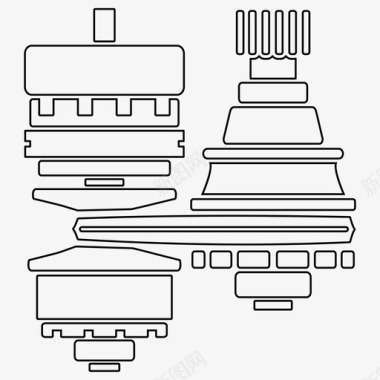 变速器无级变速汽车汽车无级变速器图标图标