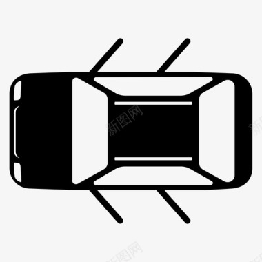 SUVSUV俯视图图标