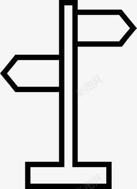 办公室人员标牌方向标志导航路标图标图标