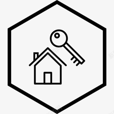 房子钥匙房子新房子图标图标