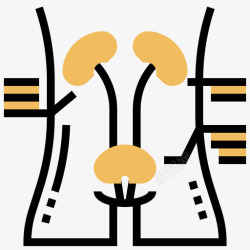 7健康检查血液健康检查7黄色阴影图标高清图片