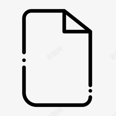 空白文件格式用户界面ux集合集图标图标