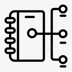 教学系统课程结构教育网络教学图标高清图片