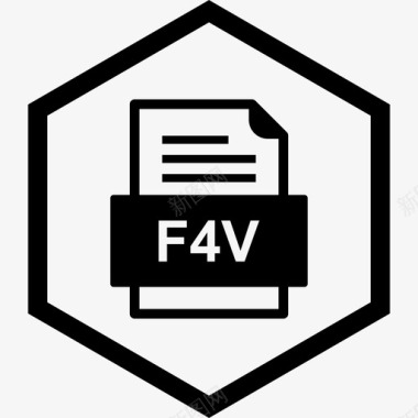 f4v文件文件41种文件格式图标图标