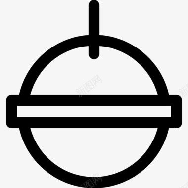 夏令营总动员大麻夏令营13线性图标图标