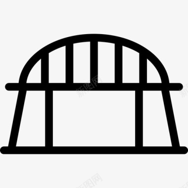 桥梁桥建筑艺术图标图标