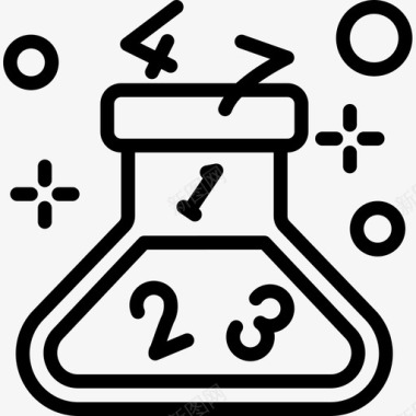 铜球阀烧瓶阀杆8线性图标图标