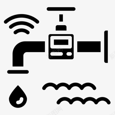 水龙头流水水龙头智能技术12注满图标图标