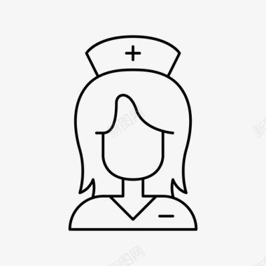 医院护士站护士健康医院图标图标