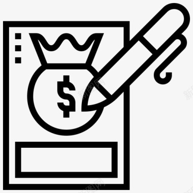 投资预算预算成本资金图标图标