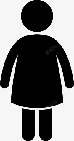 小女儿女孩女儿小的图标高清图片