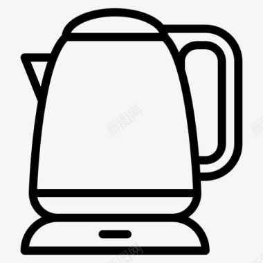 洒水壶电热水壶家用电器17概述图标图标
