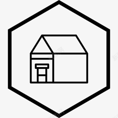 豪宅房子别墅图标图标