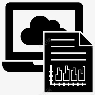云计算大数据云文件云计算云数据图标图标