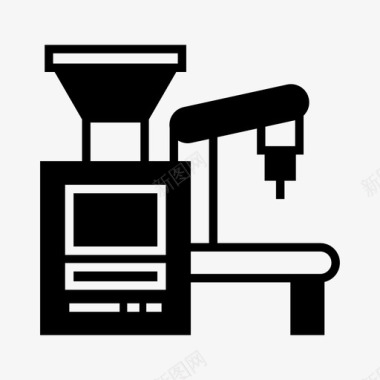 自动化挖掘机机械自动化硬件图标图标