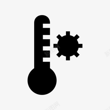 干燥的气候温度气候冷图标图标