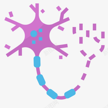 神经元空气污染2平坦图标图标