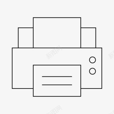 撕开纸张打印机设备办公室图标图标