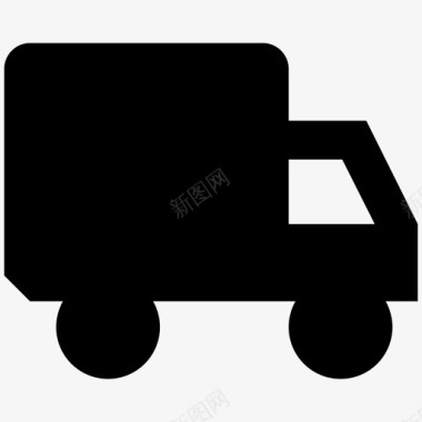 公共环境标识送货卡车运输网络公共图标图标