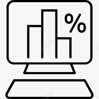 内容分类图表计算机内容图标图标